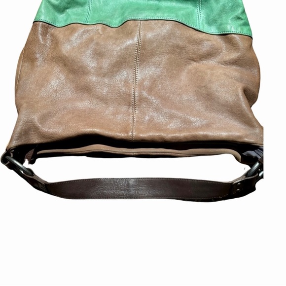 Ellington Colorblock Hobo Bag - Tan/Green - Picture 6 of 8